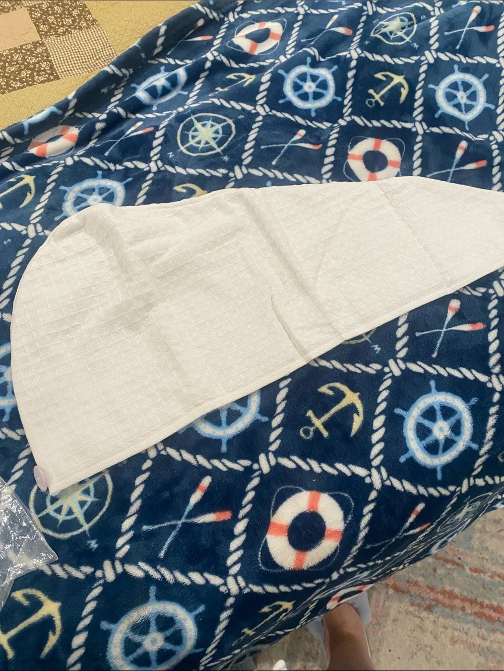 New Grove Super Absorbant Hair Towel. Organic Cotton